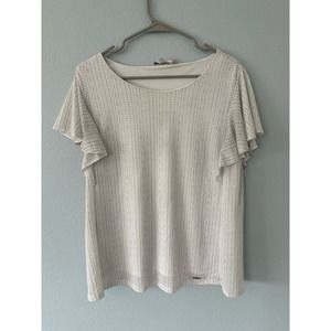 White Calvin Klein Top
